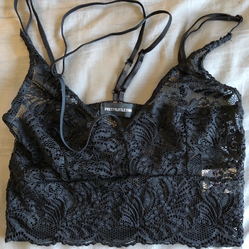 Lace Crop Top w/ attached Choker